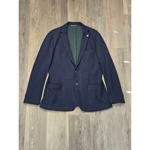 Michael Kors Slim Fit Sport Coat – 44R – Navy – Excellent Condition